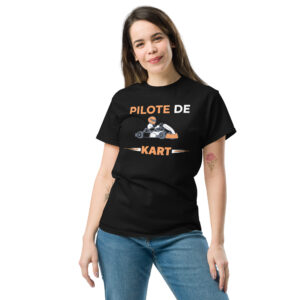 T-shirt unisexe Pilote de Kart – Passion et vitesse