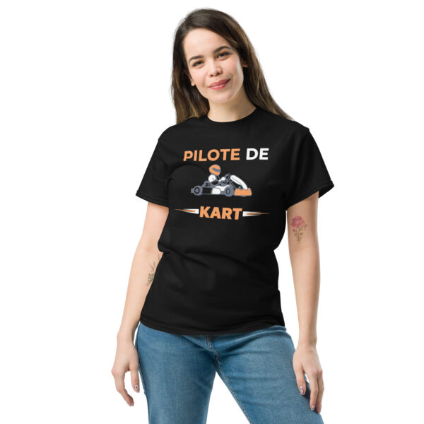 T-shirt unisexe Pilote de Kart – Passion et vitesse