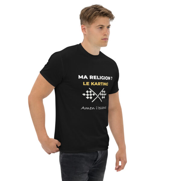 T-shirt unisexe - MA RELIGION ? KARTING - Amen l'essence – Image 6