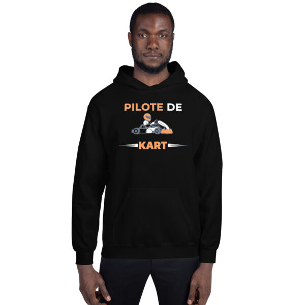 Sweat à capuche Pilote de Kart – Image 2