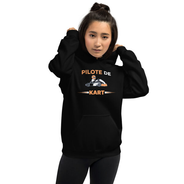 Sweat à capuche Pilote de Kart – Image 3