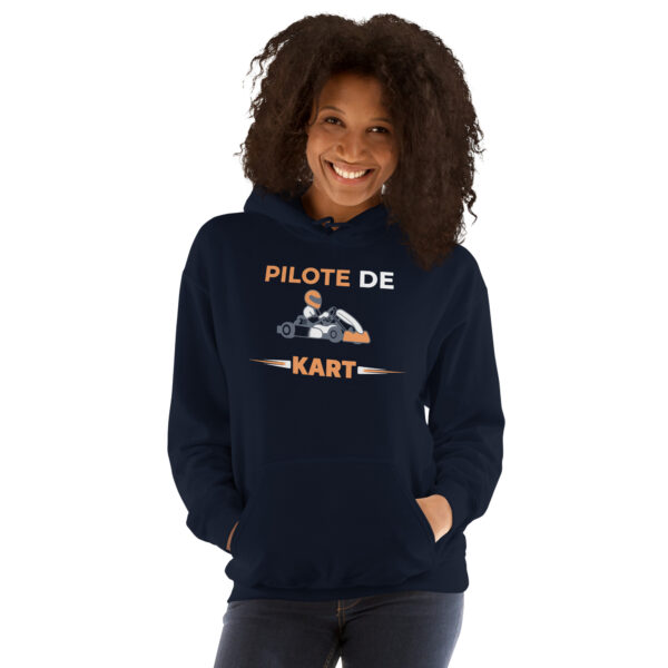 Sweat à capuche Pilote de Kart – Image 4