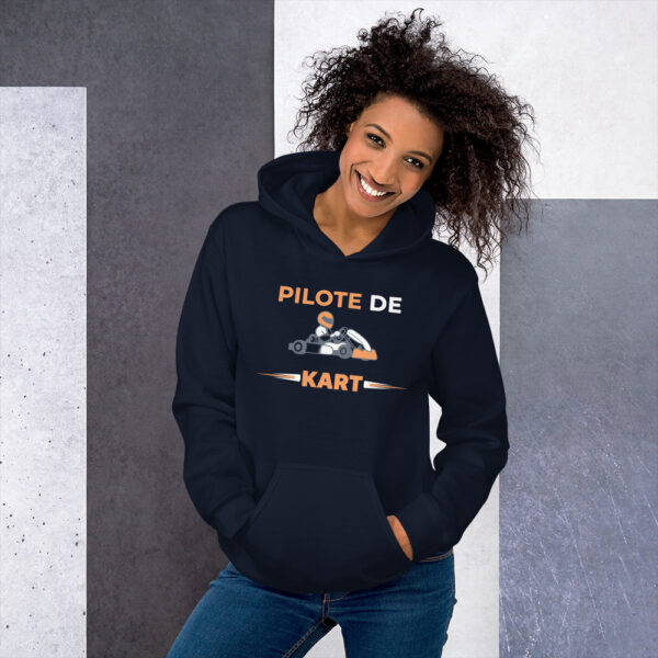 Sweat à capuche Pilote de Kart – Image 5