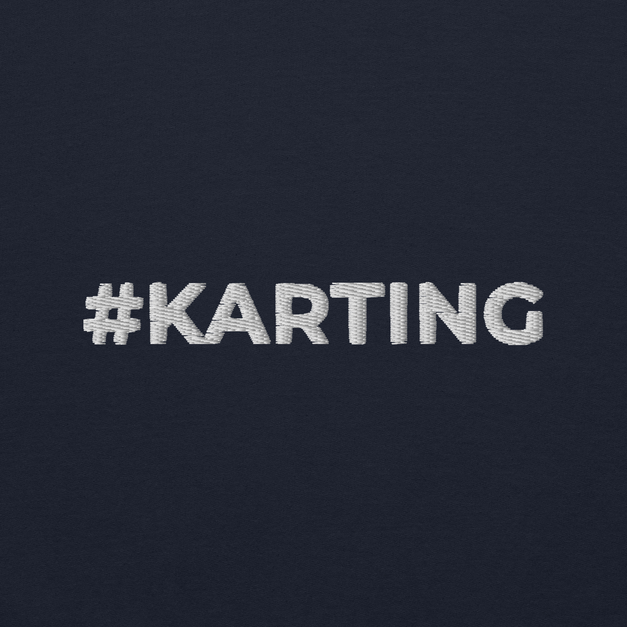 Sweat à capuche Hoodie brodé #Karting – Image 5