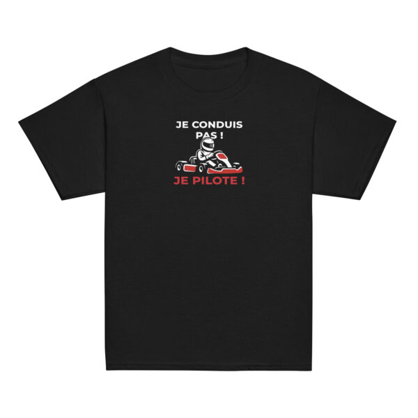 T-shirt enfant Je conduis pas ! Je pilote ! – Style et confort au quotidien – Image 2