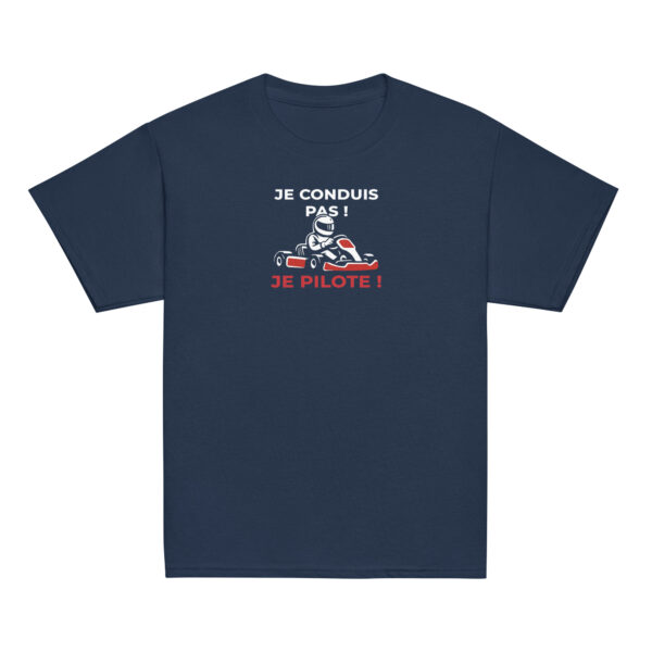T-shirt enfant Je conduis pas ! Je pilote ! – Style et confort au quotidien – Image 3
