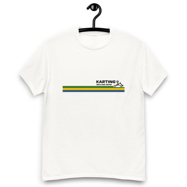 T-shirt unisexe - Karting dans mes veines – Image 3