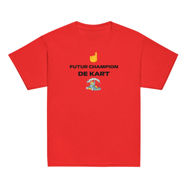 T-shirt enfant Future Champion de Kart - Plusieurs colories + logo de kart