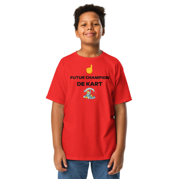 T-shirt enfant Future Champion de Kart - Plusieurs colories + logo de kart – Image 7