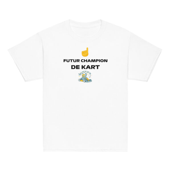 T-shirt enfant Future Champion de Kart - Plusieurs colories + logo de kart – Image 6